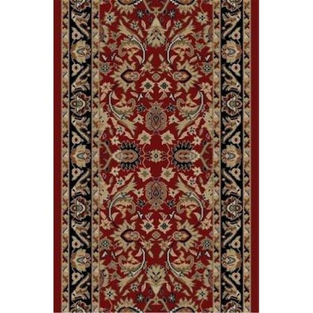 Homeric 9 ft. 3 in. x 12 ft. 6 in. Ankara Sultanabad Red HO220224